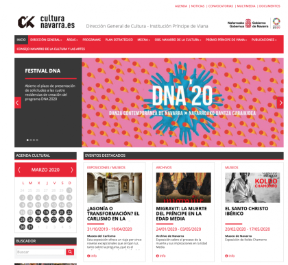 Los recursos culturales de Navarra, accesibles desde internet